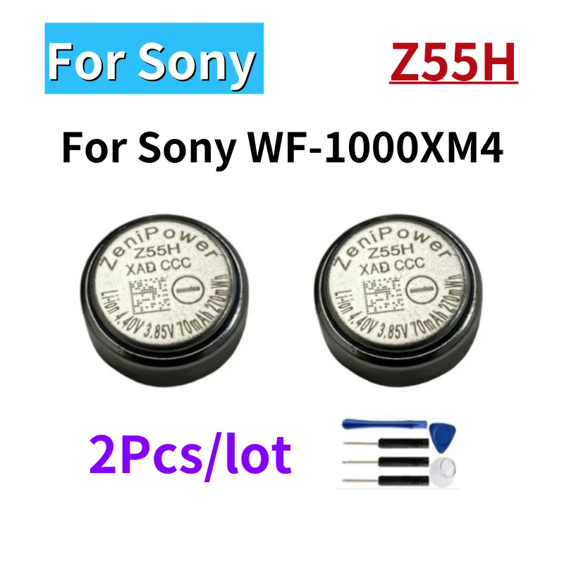 702428 For ZeniPower Z55H 3.85V 75mAh Battery For SONY WF-1000XM4