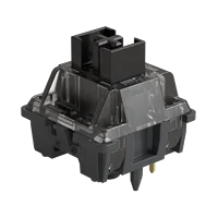 Akko V3 pro Interruptores negros crema Interruptor lineal de 5 pines 55gf con vástago a prueba de polvo Compatible con teclado mecánico MX (45 piezas)