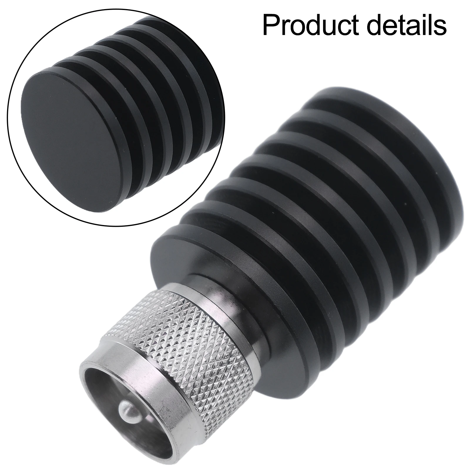 RF Coaxial Dummy Load Resistor, UHF PL259 Male Connector, 5-100W, 50Ω, 0-1GHz, Suitable For SO-239 Electrical Equipment Tools