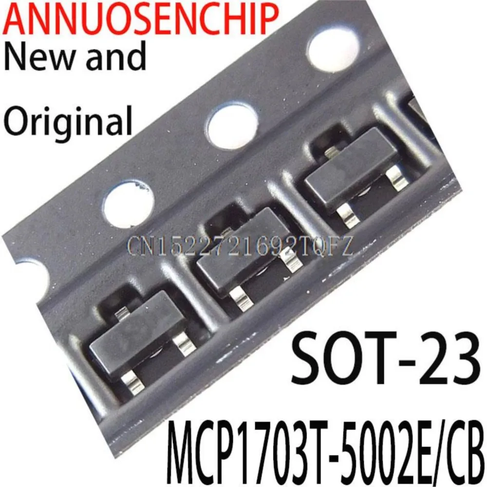 

50PCS New and Original MCP1703T-5002 SOT-23 MCP1703T-5002E/CB