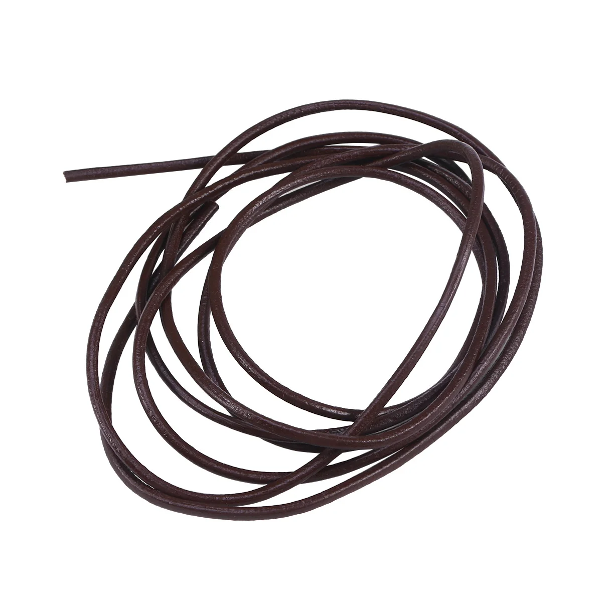 

200M Cowhide Round Cord 2Mm Flat Strong Wear-Resistant Diy Jewelry Making String For Necklace Bracelet Anklet Craft Faux