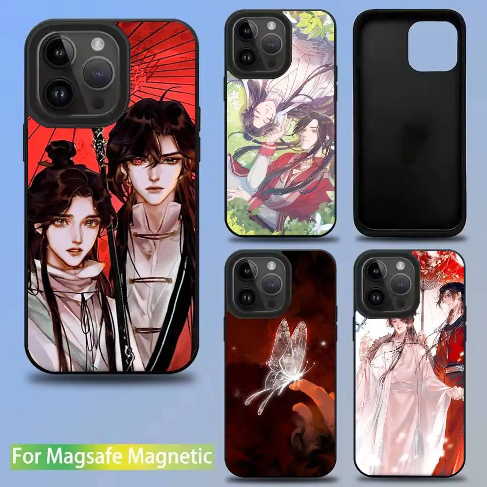 

Heaven Officials Blessing Phone Case For iPhone 16,15,14,13,12,11,Pro,Max,Plus,Mini,SE New Magsafe Magnetic Wireless Charging