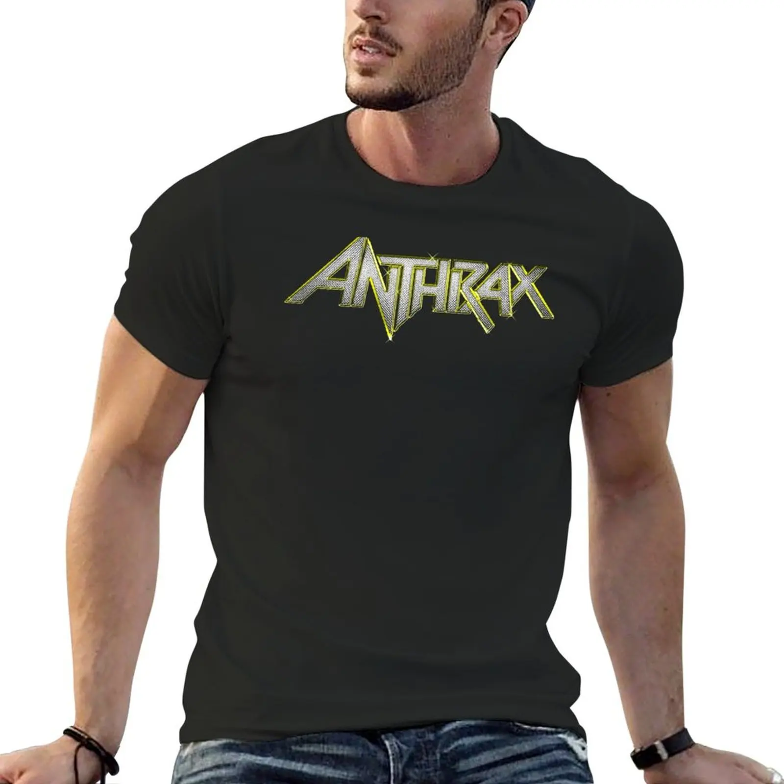 ANTHRAX BAND T-Shirt sports fans oversizeds vintage graphic tee man clothes mens plain t shirts