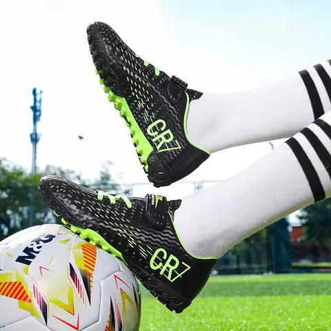 Popular low-top football boots, broken nails, TF and spikes FG unisex styles, breathable and non-slip,4 colors to choose from,