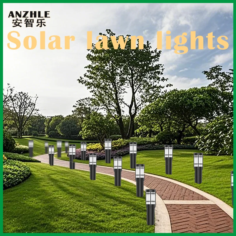 The Outdoor IP65 Waterproof Led Solar Lamp is Suitable for Lawn Lighting Garden Decoration and Courtyard Lighting