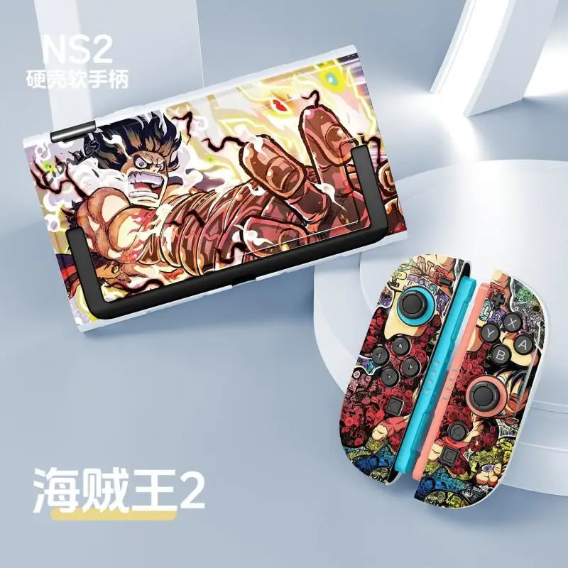 One Piece Tpu Anti-Collision Soft Shell Protective Case Cover for Nintendo Switch2 Luffy Game Console Gamepad Controller view 3