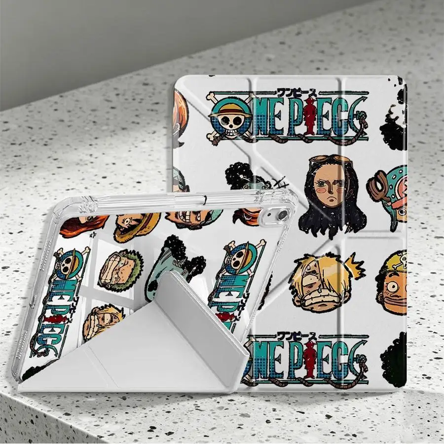 O-OneS P-ieceS Logo Tablet Case For Samsung Galaxy Tab S9 Plus A11 S10 Lite S7 FE S8 A9 Plus A8 With Pen Slot Cover