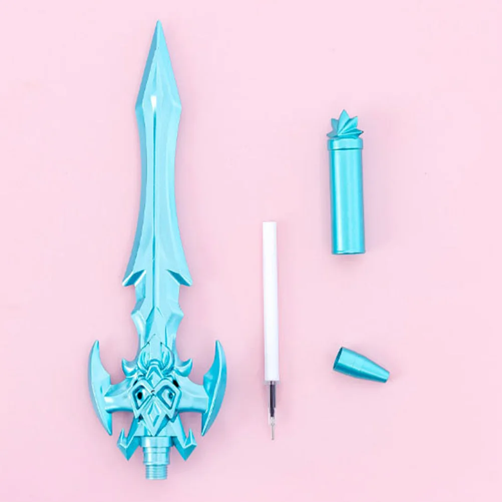 

12Pcs Gel Pens Swords Pen Sword-Shaped Black Gel-Pens Cartoon Writing Drawing Students Office Stationery Swords Pen
