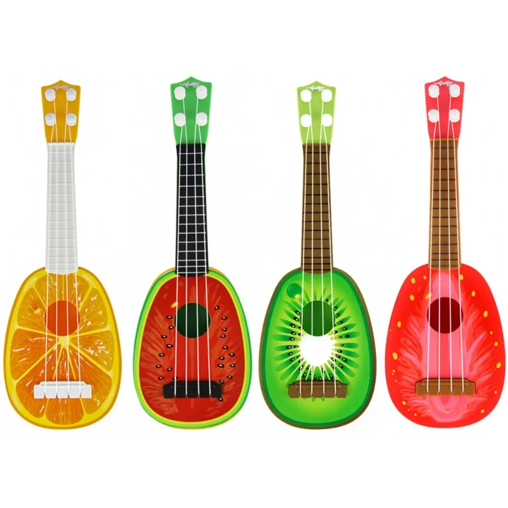 

Funny Fruit Ukulele Musical Instrument Kids Guitar Montessori Toys for Children School Play Game Education Toy Kids Gift