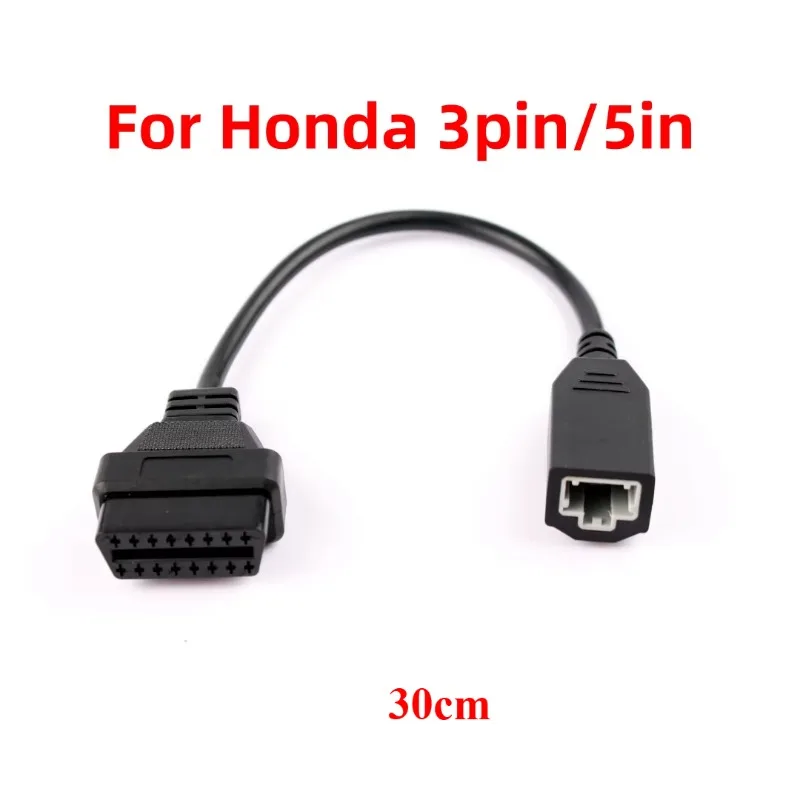 

For Honda 3Pin For Honda 5Pin OBD OBD2 Adapter Connector Cable Diagnostic Cable To OBD2 To 16Pin Connector