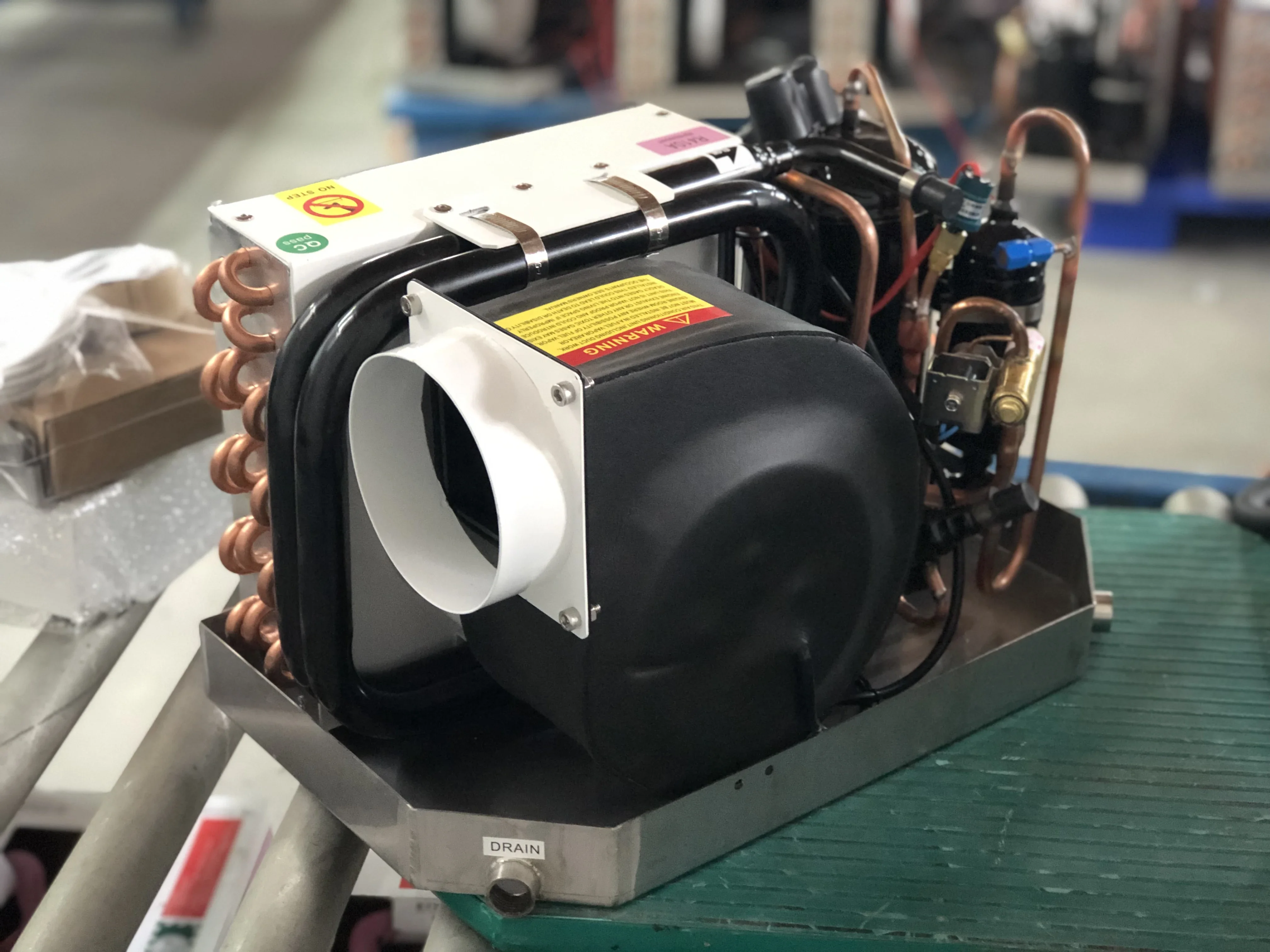 HOPEWELL Compact Design Sea Water Cooled Self Contained Marine Boat Air Conditioner 12000 Btu Vessel Yacht AC Units