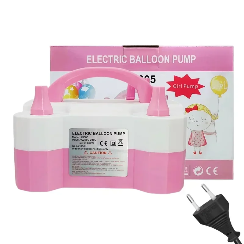 Electric balloon pump balloon blowing machine air pump double hole automatic air pump inflatable balloon machine wedding room ba image 2