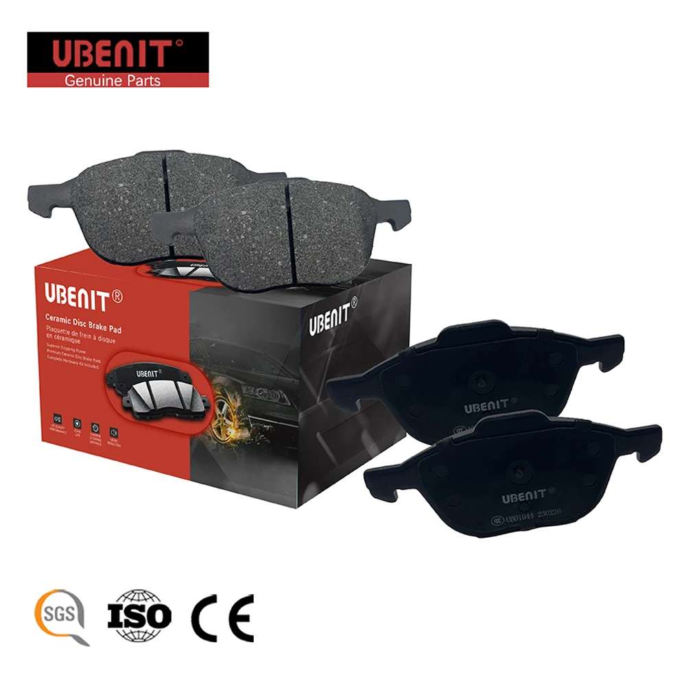 

UBENIT High Performance Front Ceramic Brake Pads Suitable For Parts Of Ford Focus Mazda Quick Braking System Vulnerable Parts