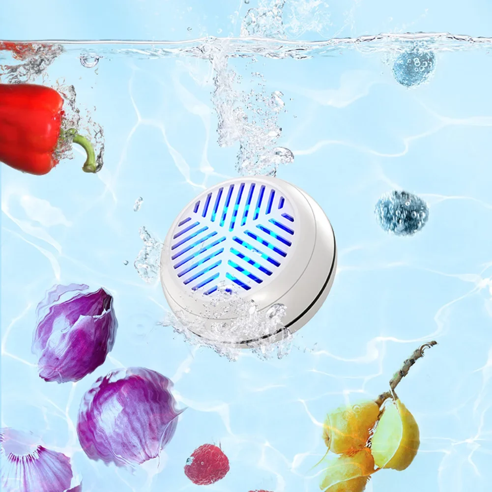 Protable Fruit Vegetable Washing Machine Wireless Food Cleaner Home Outdoor Fruit Food Purifier Vegetable Cleaning Machine