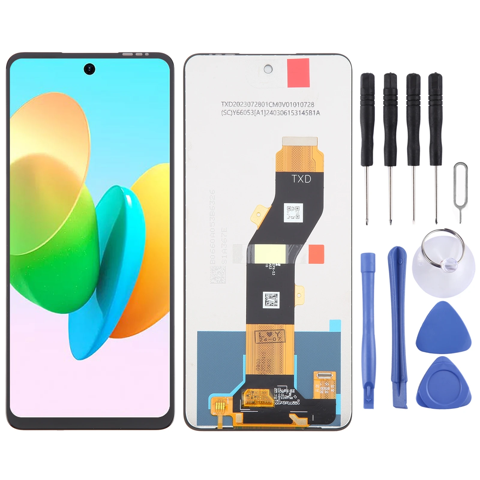 OEM LCD Screen for Tecno Spark 20C BG7n with Digitizer Full Assembly Phone Display Repair Spare Part
