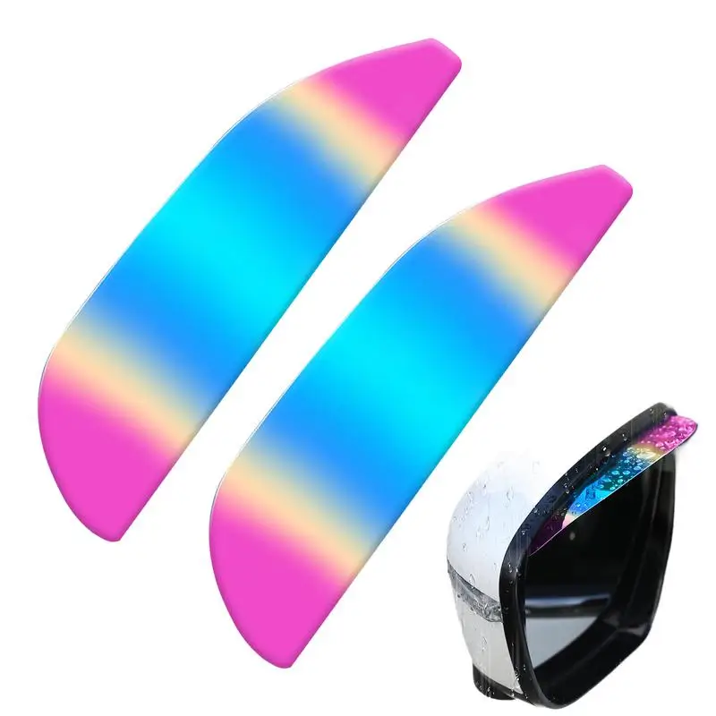 

Car Rearview Mirror Rain Eyebrow 2X Rear View Mirror Rain Guards Dirt-Resistant Cover for Vehicle Truck Keep Clear Vision