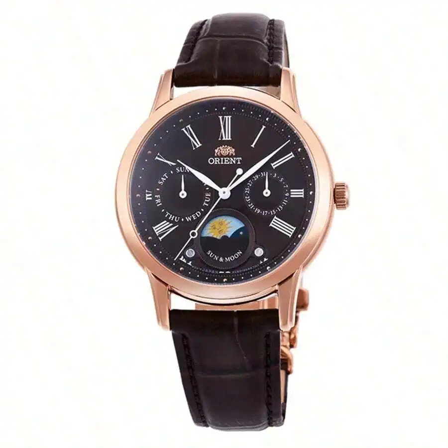 Orient Women's Quartz Watch, RA-KA0002Y00B Coffee Dial, Stainless Steel Case, Business Elegant, Suitable For Daily Wear