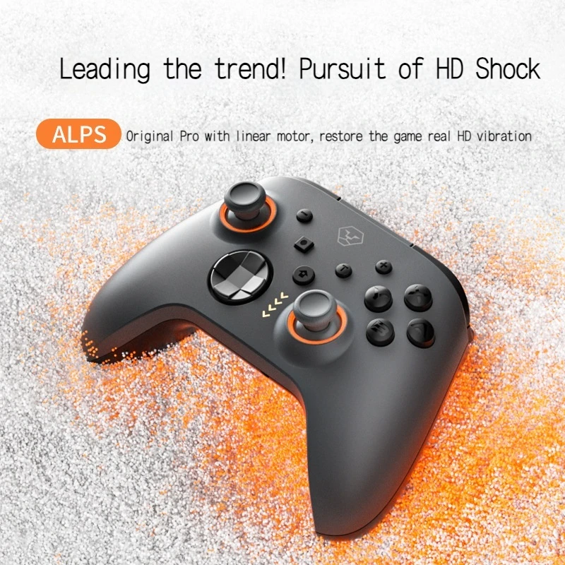 Aolion Wireless Game Controller Hd Vibration Hall Joystick Bluetooth Controller Nfc Macro Programming Black Myth Wukong Steam