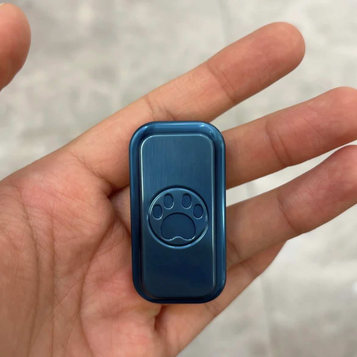 Fidget Spinner Fidgeting Speelgoed Titanium Legering Fidget Slider Push Plaat Stemvork Echo Geluid EDC Anti Stress ADHD Fidget Speelgoed