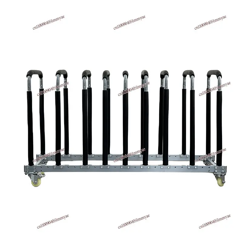 Interior panel placement rack, car windshield interior panel mobile placement storage rack