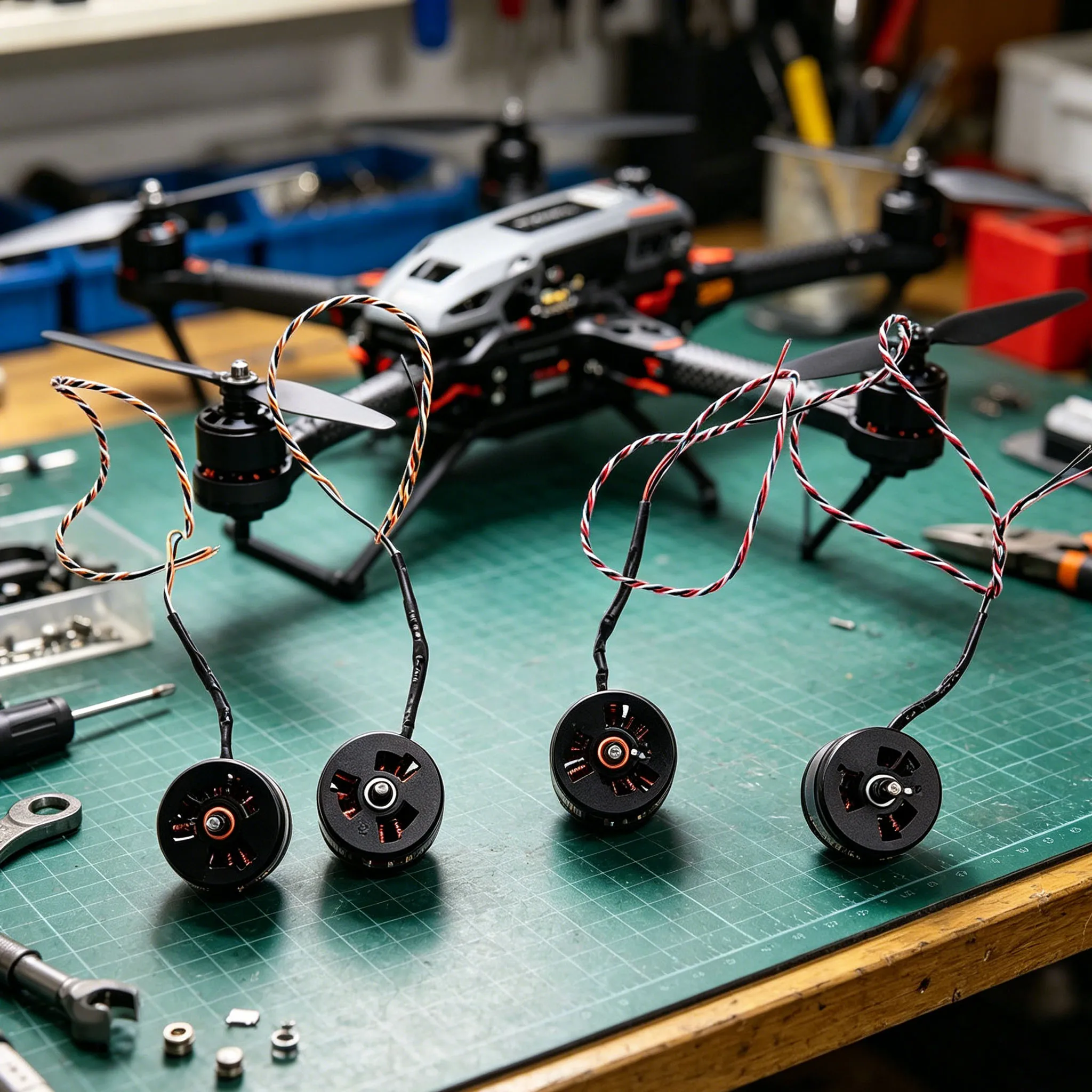 

1 шт. Мотор для дрона DJI Mavic 4 Pro, передний левый/правый, задний левый/правый, запасные части для замены двигателя