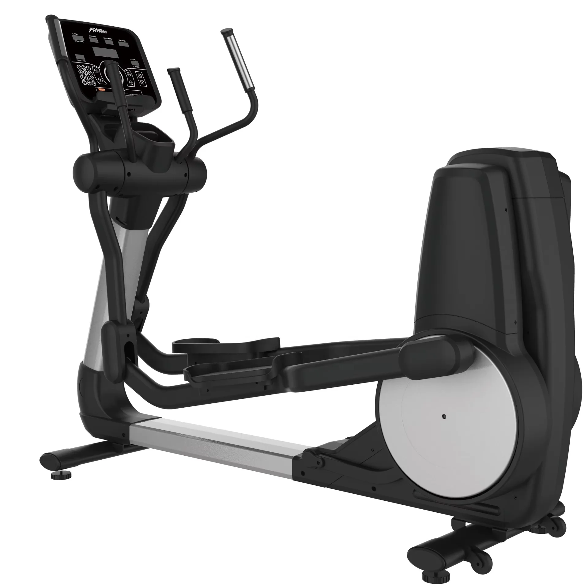 &c Commercial Electric Elliptical Cross Trainer Machine Adjustable Incline and Resistance Levels for Health Clubs