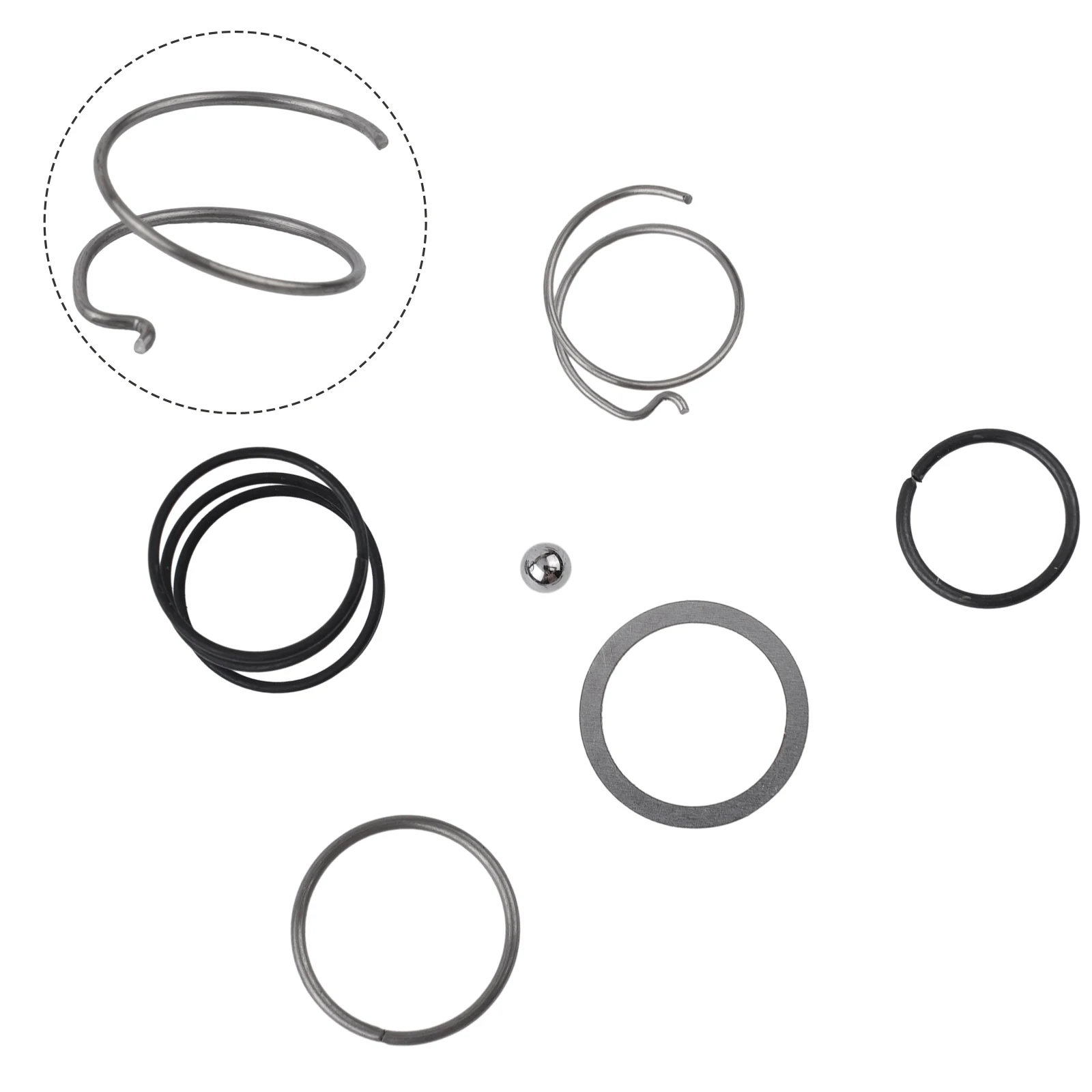 High Quality Wrenc Accessories Black Spring Kits 1 Pcs DCF840 DCF850 Durability Good Elasticity Metal Material