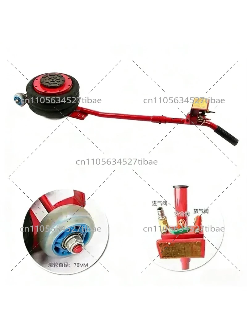 3 Ton Car Pneumatic Jack Triple Bag Air Jack Lifting Equipment Car Repair Shop Tool Professional Repair Quick Operation2024