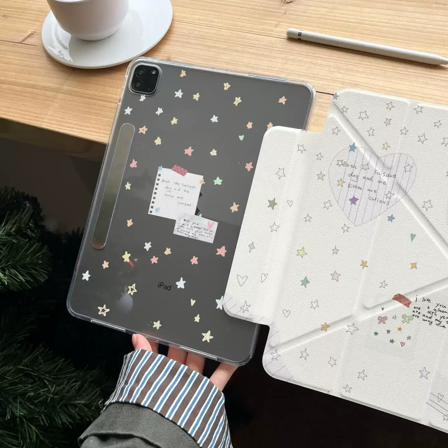 

Ins Star-Shaped Alphabet Tablet Case For iPad Pro 11 12.9 13 M2 M4 M3 M5 Shell 8.3 9.7 10.2 5/6/7/8/9/10/11th Air 3 4 5 6 Cover