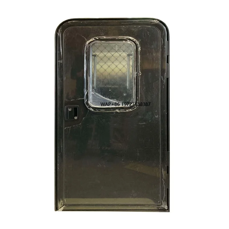 

Custom RV Doors Factory Aluminum Profile Teardrop Trailer Doors with Opening Window Inner Screen Door 600x1450mm