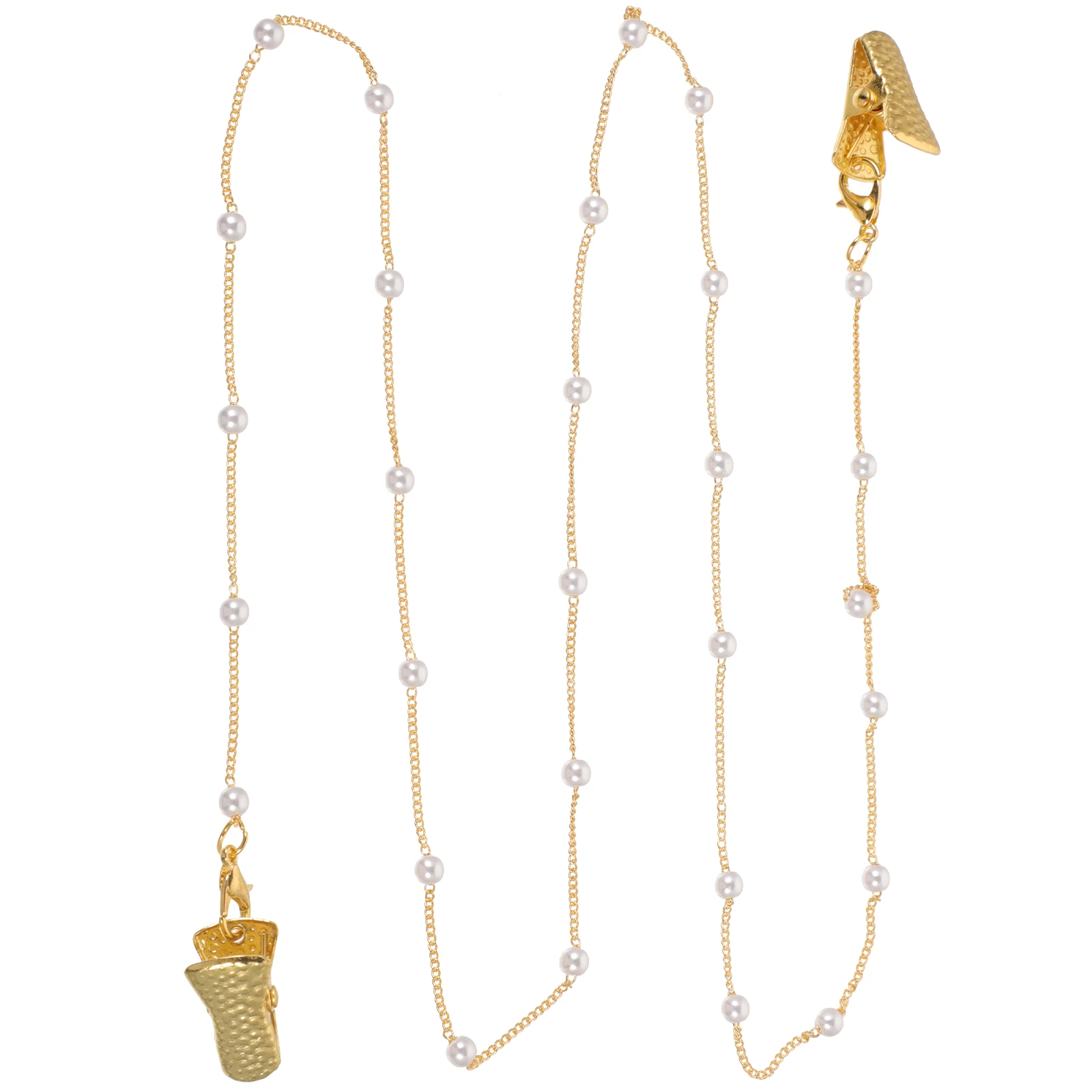 

Handmade Pearl Glasses Chain Strap Face Mask Holder Lightweight Portable Chic Elegant For Women Kids Mom Girlfriend Gift