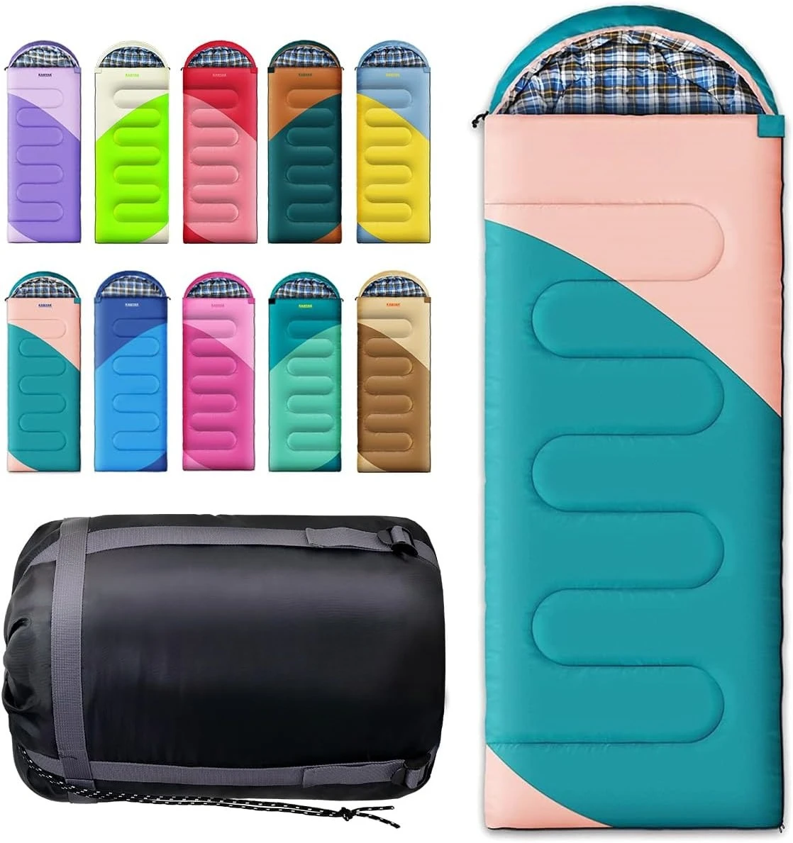 Kids Outdoor Gear - 32 ℉ 내한성 3-4계절 캠핑 침낭
