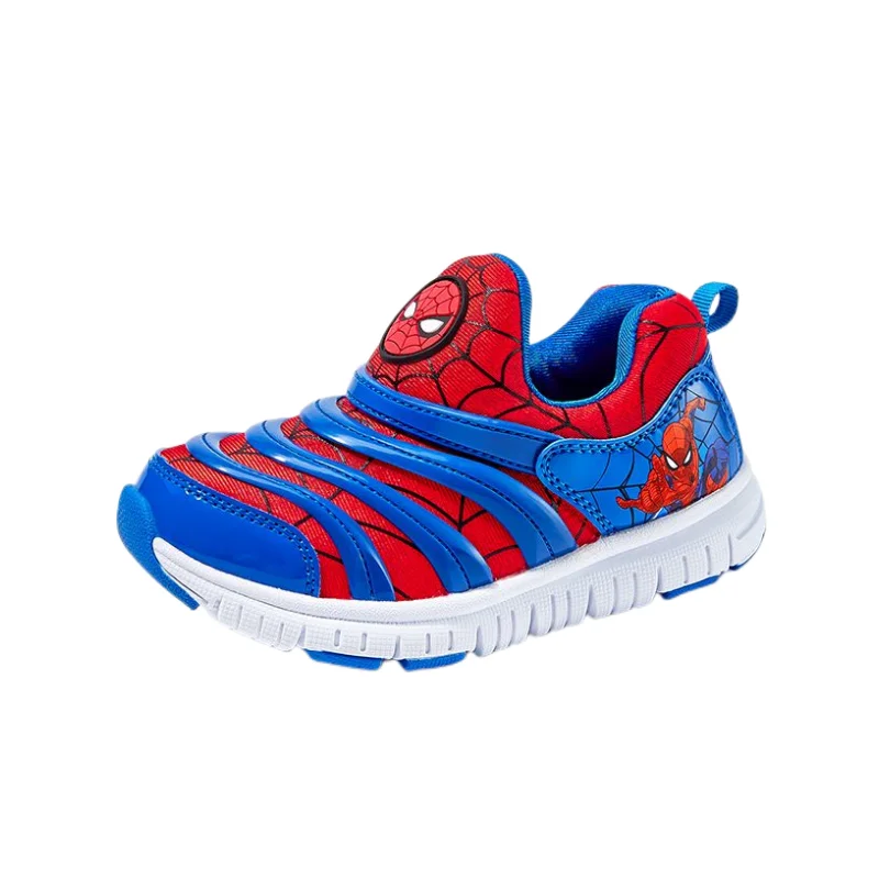 Marvel Anime Cartoon Spiderman Casual Caterpillar Shoes Boys Sneakers 2023 Spring/Summer Slip On Children\'s Shoes Holiday Gift