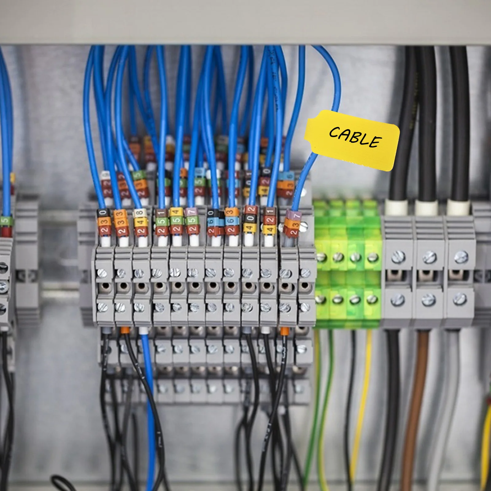 

24pcs Labels Flexible Cable Organizers Multi-Functional Cord Identification Tags For Chargers Wires Fastening Label Mark Tags