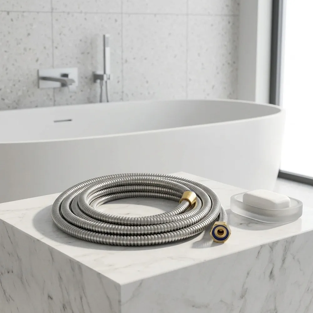 300cm Flexible Stainless Steel Shower Hose Anti Twist Leak Resistant For Handheld Shower Head Bathroom Plumbing Accessories