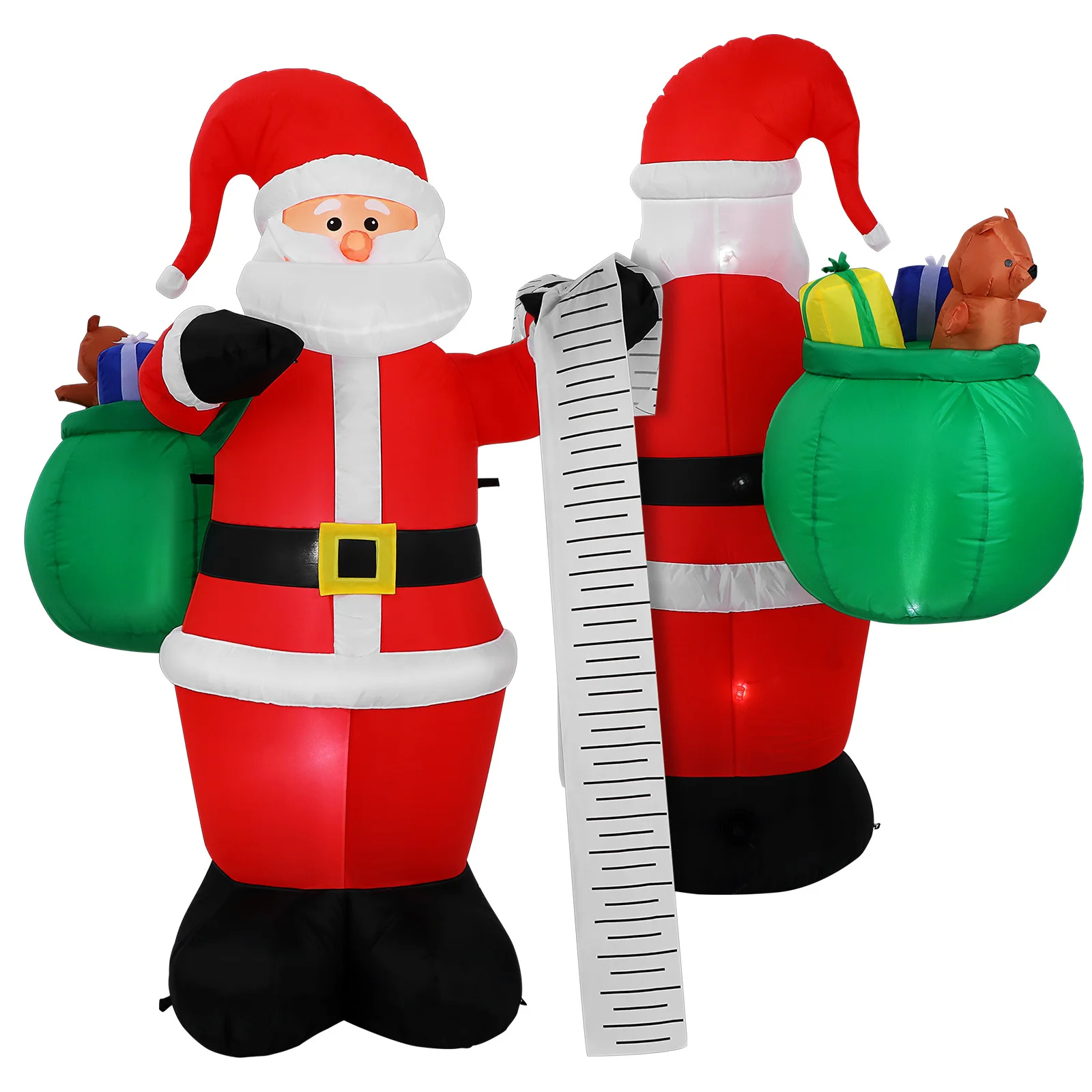

5.9Ft Inflatable Santa Claus Outdoor Christmas Decorations Lighted Holiday Blow Ups Large Inflatable Yard Ornament For Garden