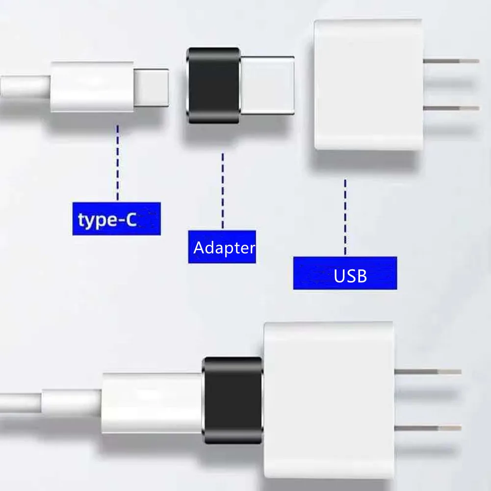 Adaptador de datos USB 3,0 tipo C, convertidor de Puerto macho A USB 2,0, conector OTG rápido para Samsung S20