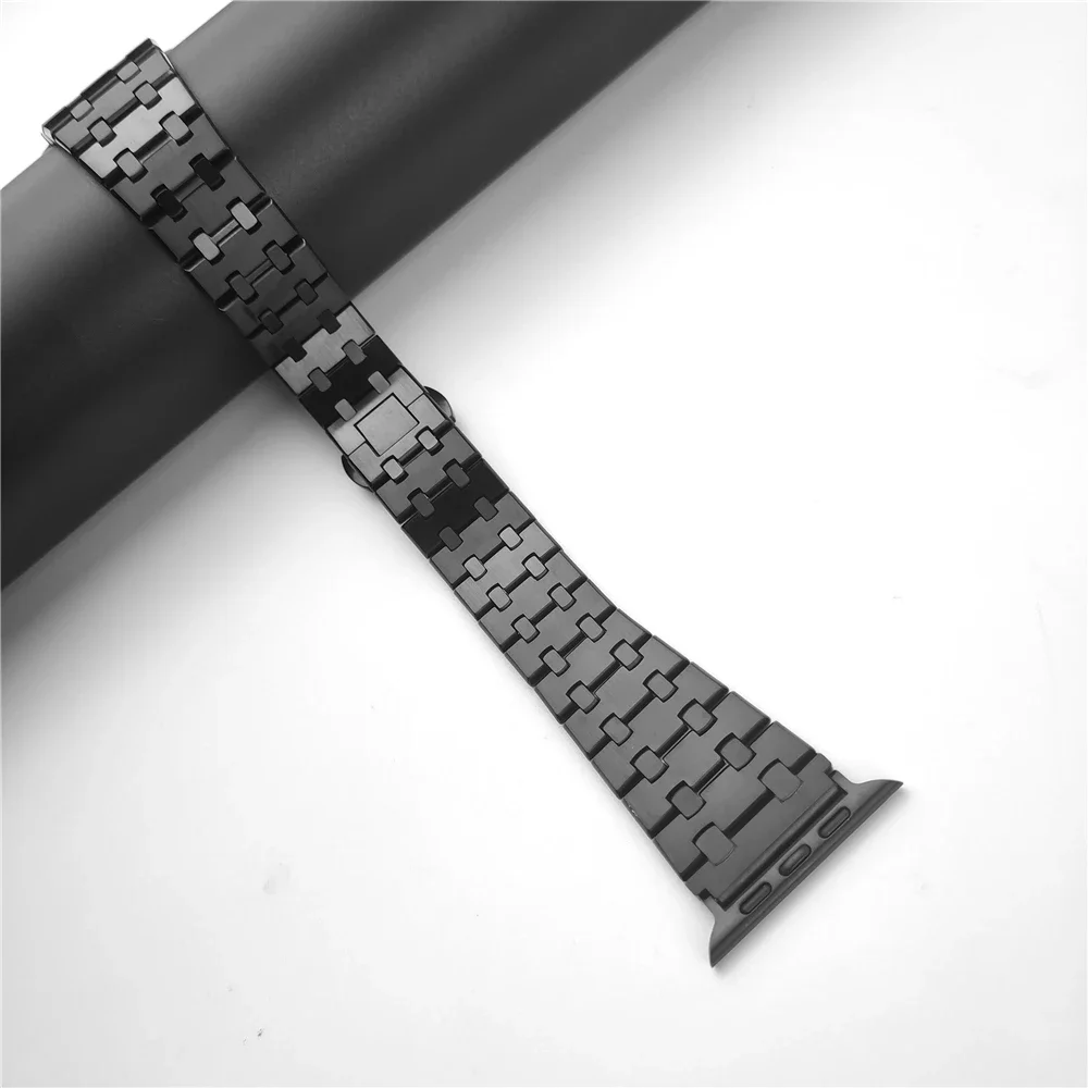 Stainless Steel Strap for Apple Watch Ultra 2 Band 9 8 7 SE 6 5 49mm 45mm 44mm 42mm Metal Link Bracelet iWatch 41mm 40mm Correa