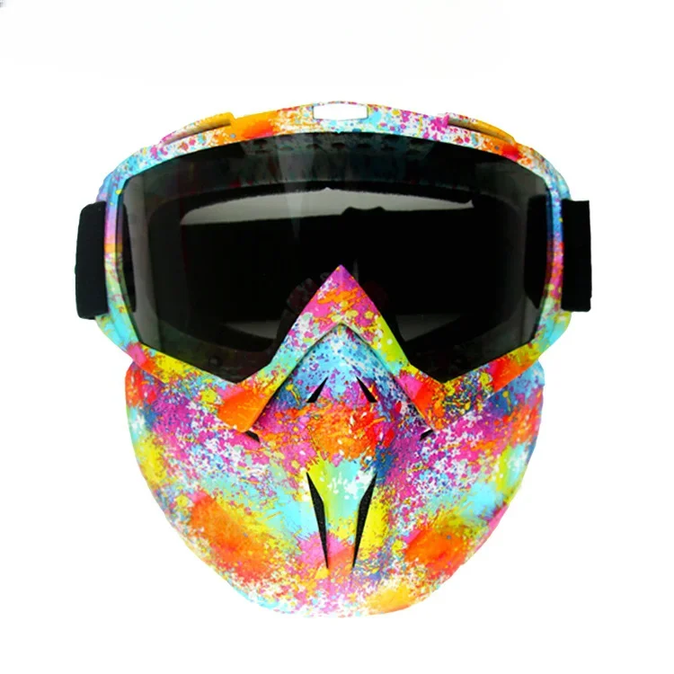 Motorcycle goggles, anti fog, anti UV, outdoor safety, riding glasses, wind and sand protection goggles, face mask