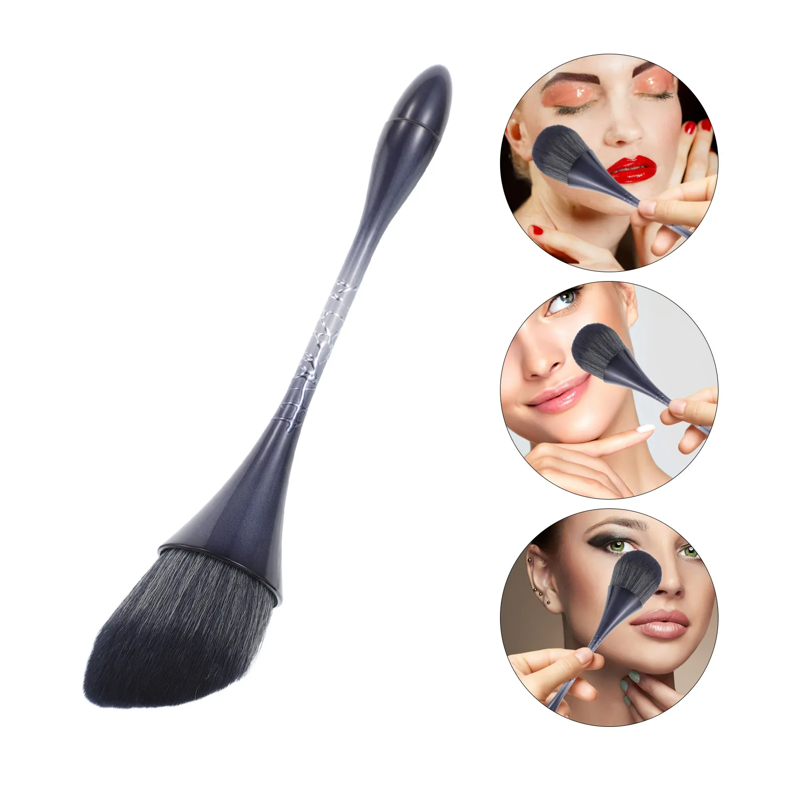 

Makeup Brushes Bronzer for Face Big Powder Blush Bronzing Angled Cheek Blending