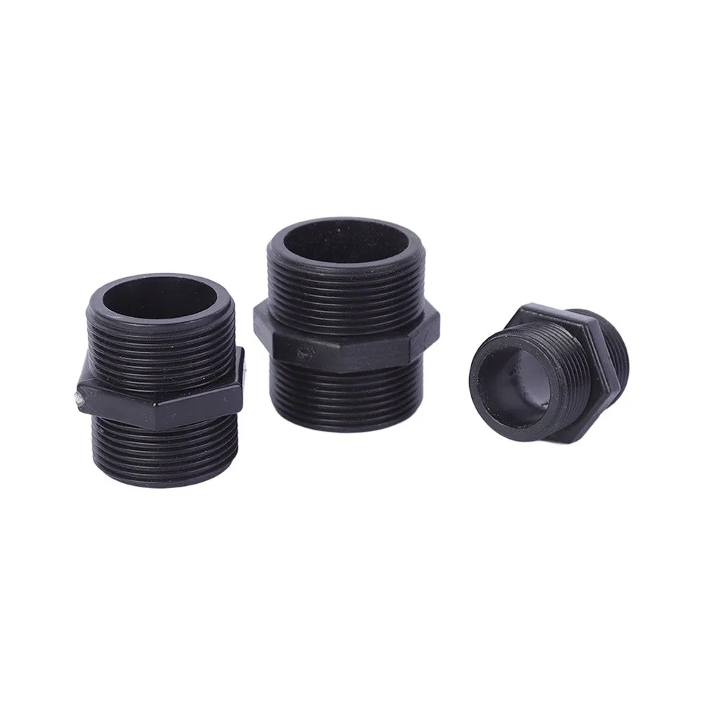 Industrial Plumbing Adapter Double Male Threaded High Pressure Tolerant Easy Installation Process Robust Polypropylene Material