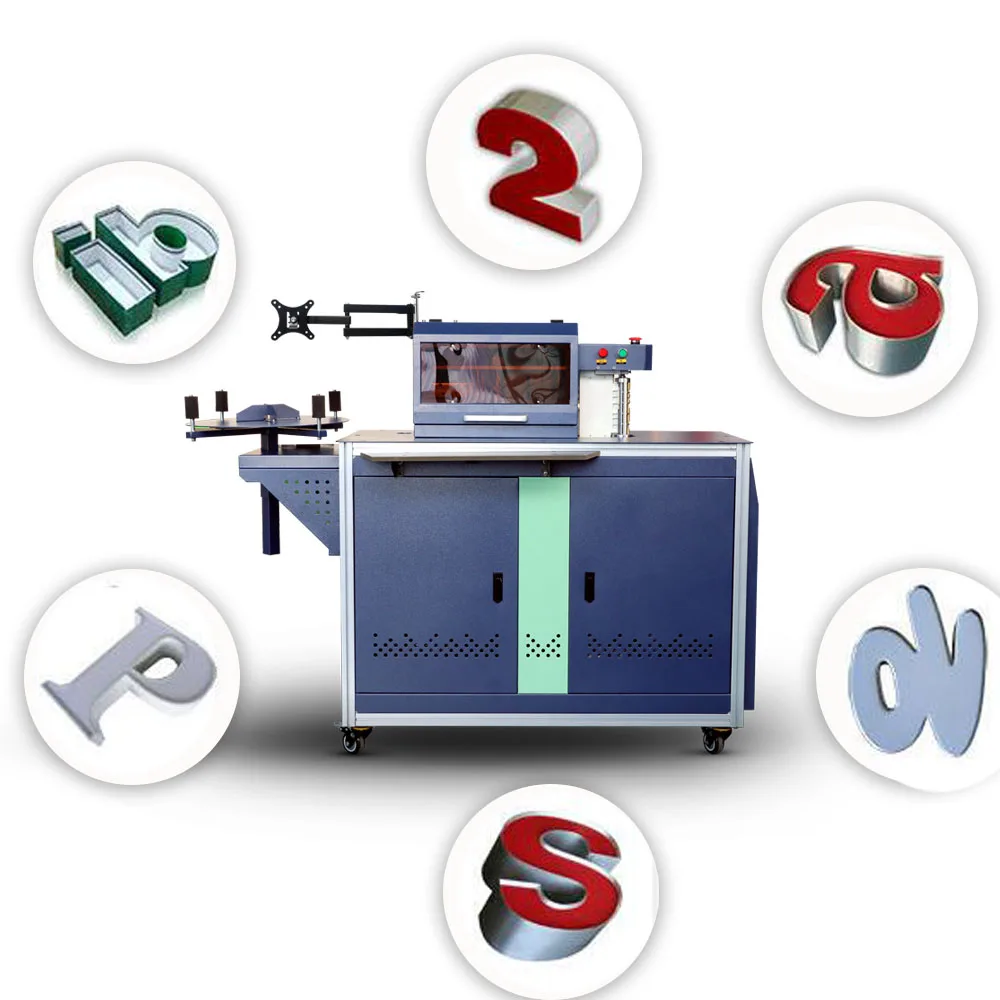 US Stock Automatic Channel Letter Fabrication Bender Machine for Aluminum Channelume/ Let-r-Edge Coil Bulk Wholesale