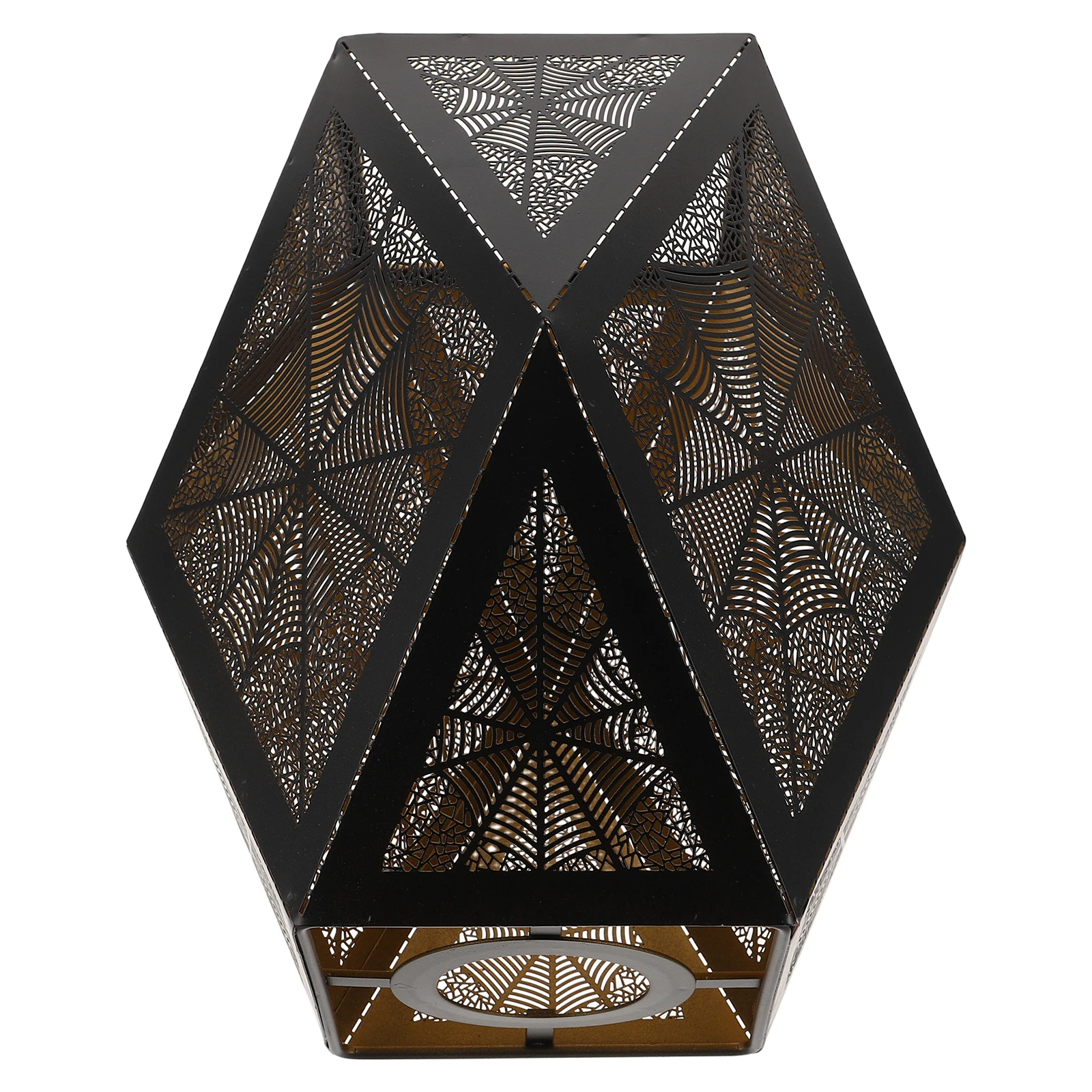 

Black Hollow Out Spider Web Iron Lampshade Replacement Metal Carved Shade For Table Floor Lamps Pendant Lights Halloween