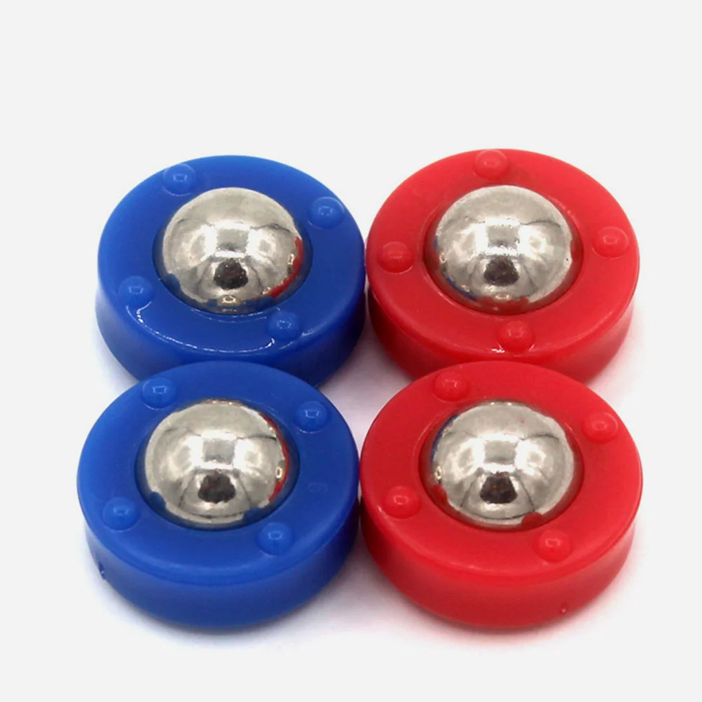 8 Pcs Mini Football Tabletop Shuffleboard Game Rolling Beads Equipment Free Sliding Balls Scroll Wheel Accessories Child