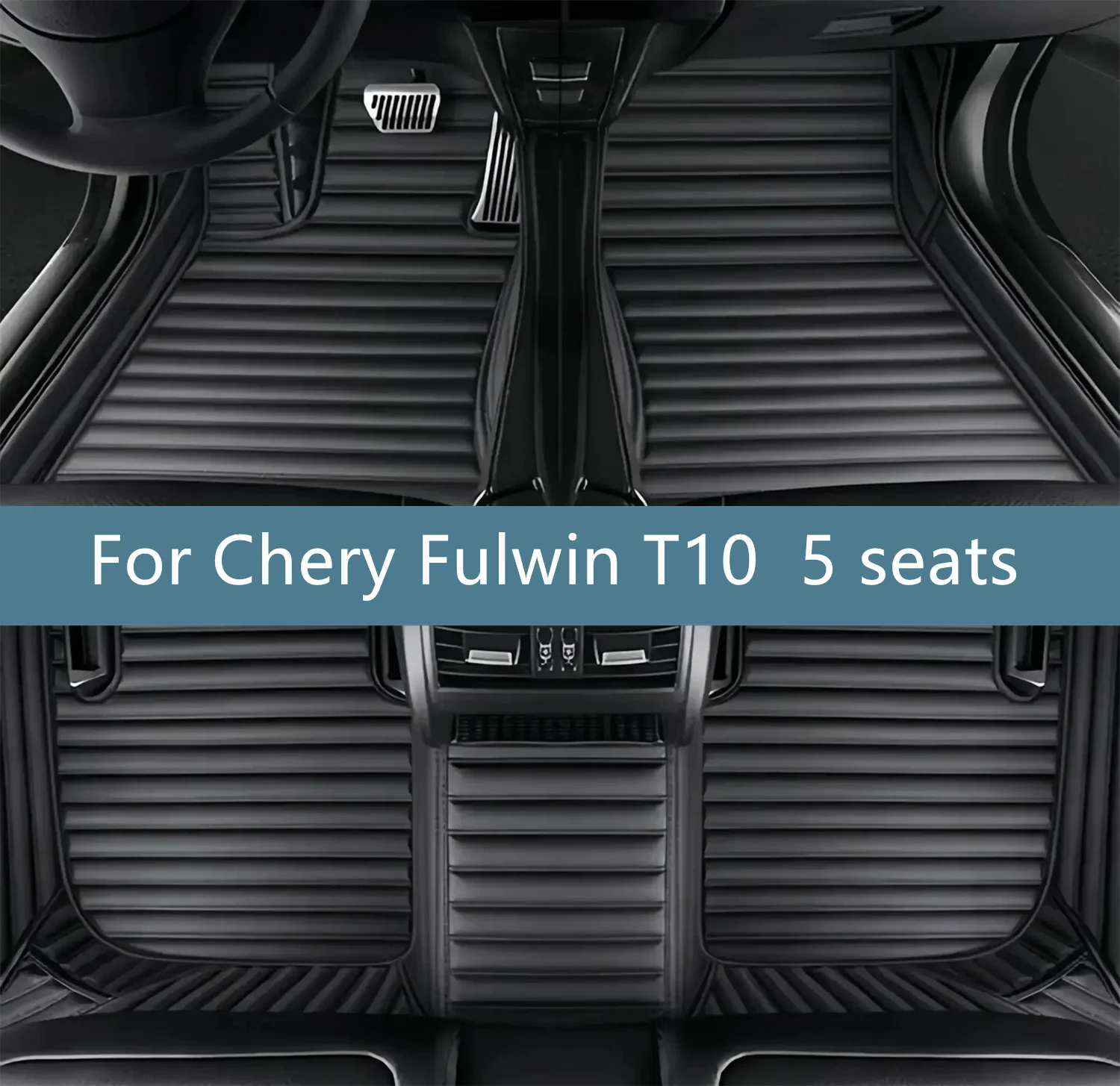 

Full Set Car Floor Mats For Chery Fulwin T10 5 seats 2024 2025 2026 2027 Interior Accessories Floor Mats For Cars