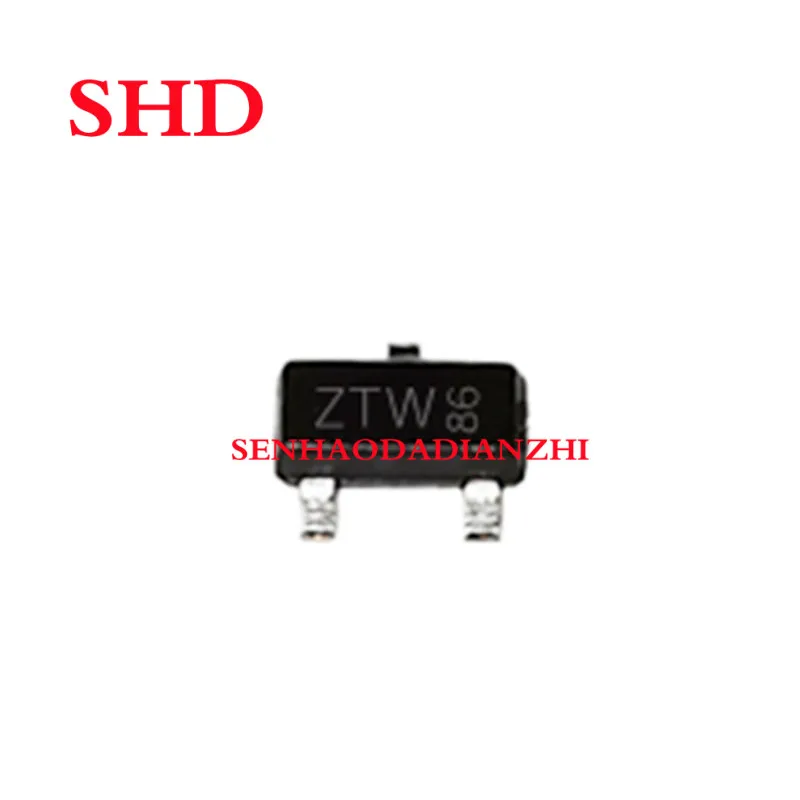 Pbss4140t screen printed ZTW SMD transistor SOT-23 NPN bipolar junction transistor element New original stock