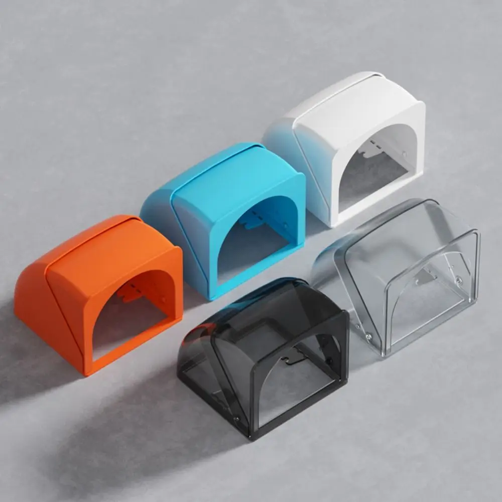 

Plastic 86 Type Socket Protective Cover Stretchable Lid Self-adhesive Electric Plug Rainproof Cover Prevent Electric Shock