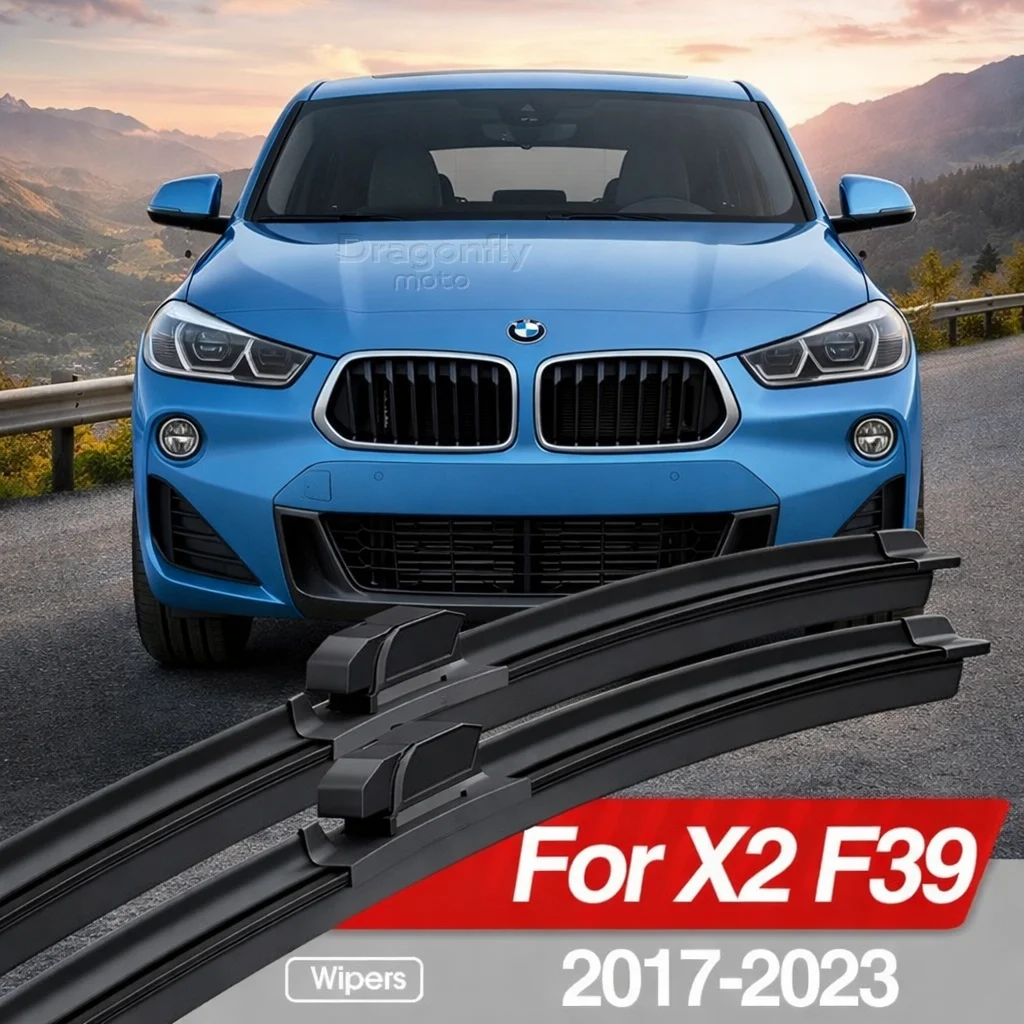 

Для BMW X2 F39 2017-2023: Комплект из 2 щеток стеклоочистителя лобового стекла, аксессуары для окон 2018 2019 2020 2021 2022