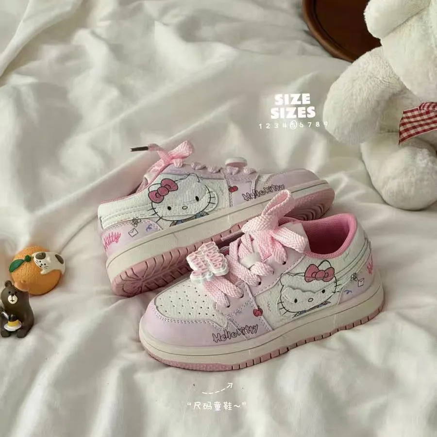 

Sanrio Girl Hello Kitty Autumn and Winter Fashion Leisure Sneakers Student Anime Cartoon Child Comfortable Sneakers New Style