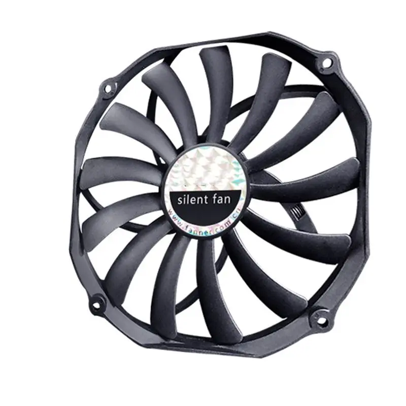 AT82-14015 Case Fan Large Air Volume Low Noise 140X140X15MM Ultra-Thin 4PIN PWM 14CM Fan